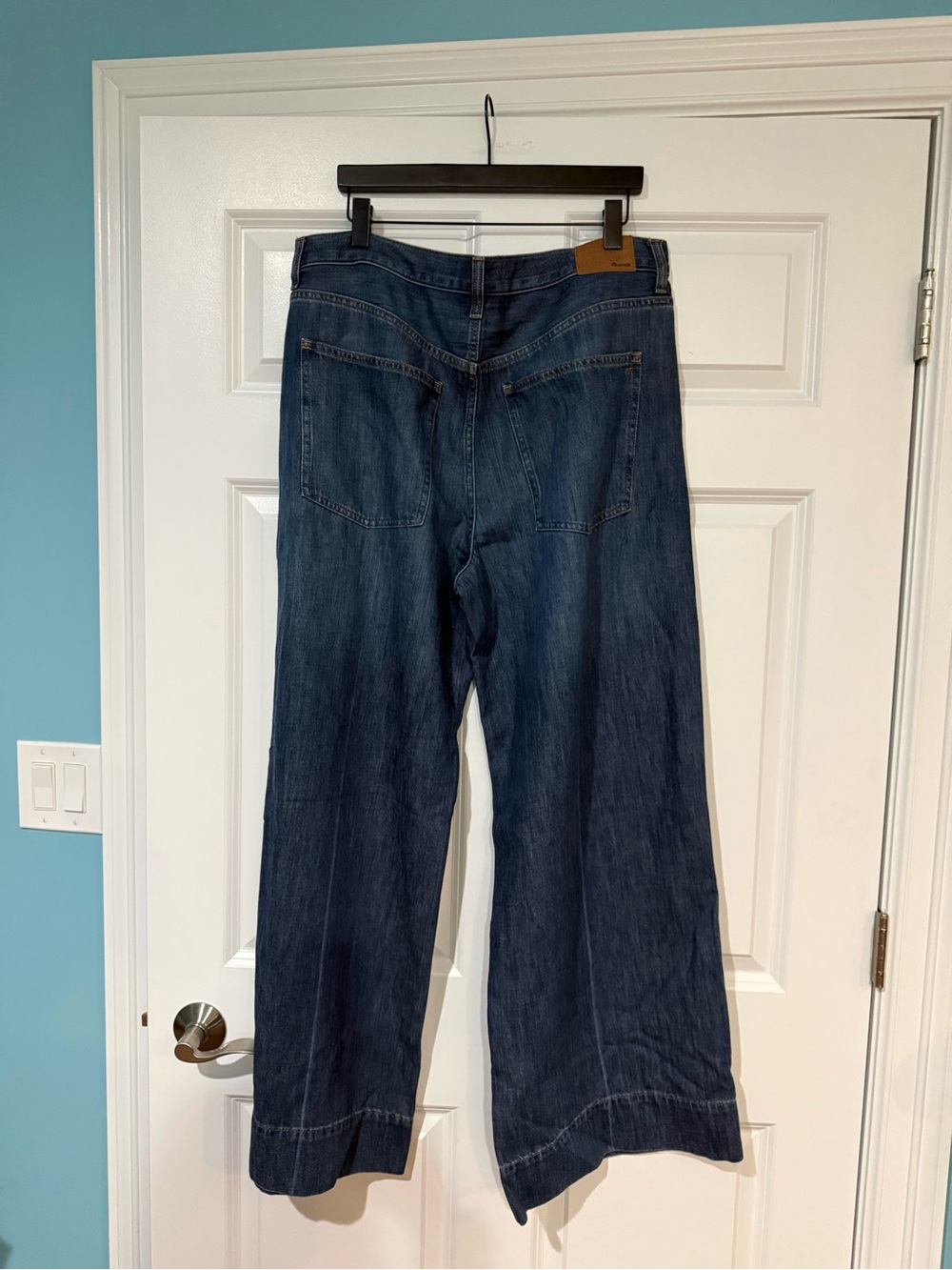Madewell Superwide Leg Jeans: Softdrape Denim Edition Size 33 NWT - Picture 10 of 12